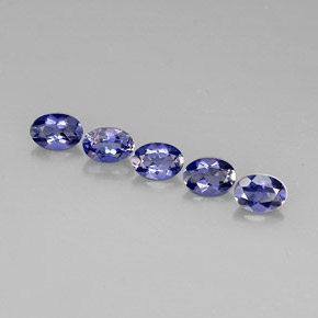 Iolite naturale blu da  ct, taglio ovale, VS