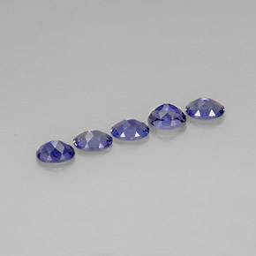 Iolite naturale blu da  ct, taglio ovale, VS