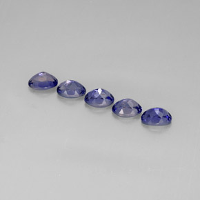 Iolite naturale blu da  ct, taglio ovale, VS
