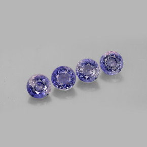 Iolite naturale blu da  ct, taglio rotondo, VS