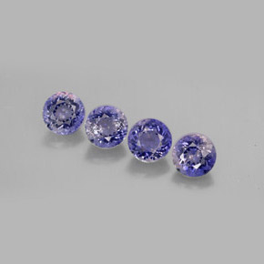 Iolite naturale blu da  ct, taglio rotondo, VS