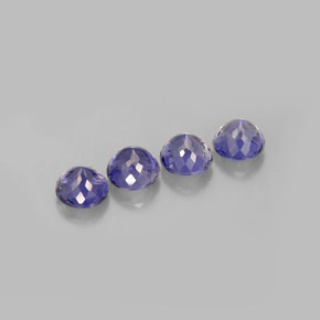 Iolite naturale blu da  ct, taglio rotondo, VS