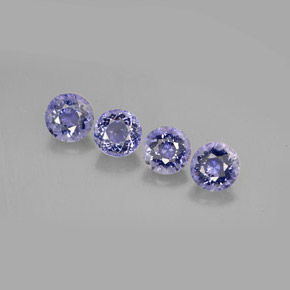 Iolite naturale blu da  ct, taglio rotondo, VVS-VS