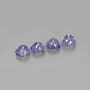 Iolite naturale blu da  ct, taglio rotondo, VVS-VS
