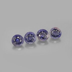 Iolite naturale blu da  ct, taglio rotondo, VVS-VS