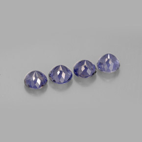 Iolite naturale blu da  ct, taglio rotondo, VVS-VS