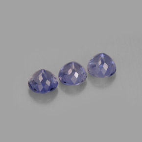 Iolite naturale blu da  ct, taglio rotondo, VS