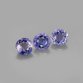 Iolite naturale blu da  ct, taglio rotondo, VS