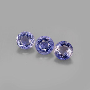 Iolite naturale blu da  ct, taglio rotondo, VS