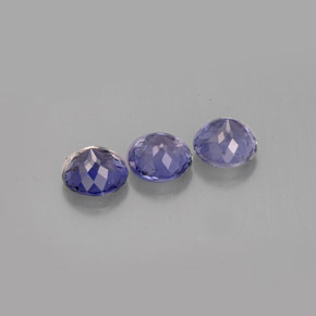 Iolite naturale blu da  ct, taglio rotondo, VS