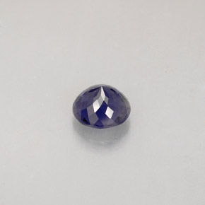 Iolite Viola Blu naturale da 0.44 ct, Taglio rotondo, VS