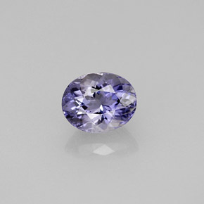 Iolite Viola Blu naturale da 0.81 ct, Taglio ovale, VVS-VS