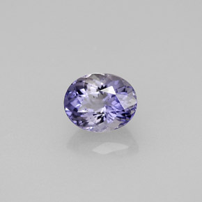 Iolite Viola Blu naturale da 0.81 ct, Taglio ovale, VVS-VS