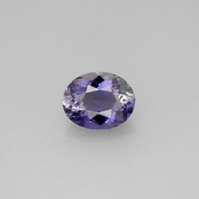 Iolite Viola Blu naturale da 0.73 ct, Taglio ovale, VVS-VS