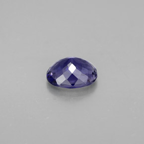 Iolite Viola Blu naturale da 0.47 ct, Taglio ovale, VVS
