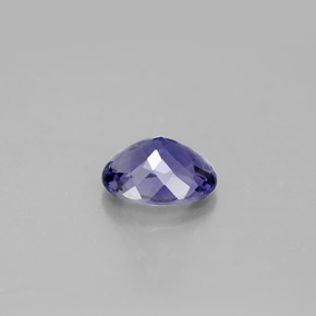 Iolite Viola Blu naturale da 0.67 ct, Taglio ovale, VVS