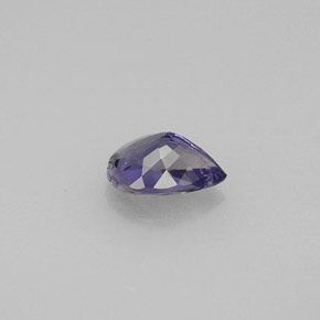 Iolite naturale viola da 0,61 ct, taglio a pera, VS