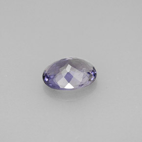 Iolite naturale viola da 0,89 ct, taglio ovale, VS