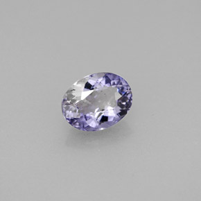 Iolite naturale viola da 0,75 ct, taglio ovale, VS