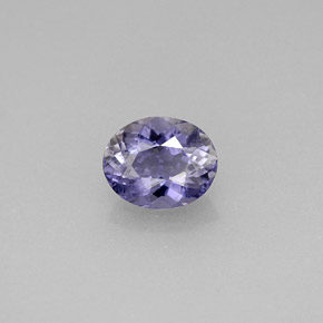 Iolite Viola naturale da 0.75 ct, Taglio ovale, VS