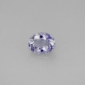 Iolite naturale viola da 0,54 ct, taglio ovale, VS