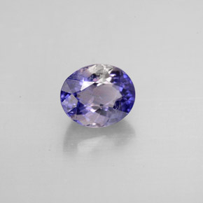 Iolite naturale viola da 0,92 ct, taglio ovale, VS-SI