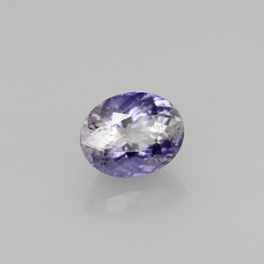 Iolite Viola naturale da 0.80 ct, Taglio ovale, VS