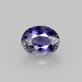 Iolite Viola naturale da 0.70 ct, Taglio ovale, VS-SI