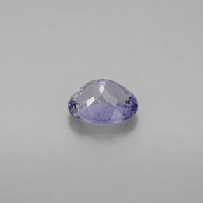 Iolite naturale viola da 0,65 ct, taglio ovale, VS