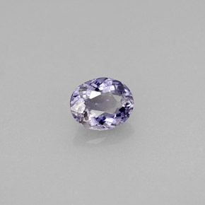 Iolite naturale blu da 0,52 ct, taglio ovale, VS-SI