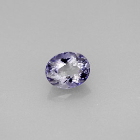 Iolite Viola Blu naturale da 0.59 ct, Taglio ovale, VS
