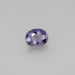 Iolite naturale viola da 0,52 ct, taglio ovale, VS