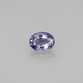 Iolite naturale viola da 0,47 ct, taglio ovale, VS