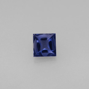 Iolite naturale blu da 0,36 ct, trasparente, trasparente/traslucido