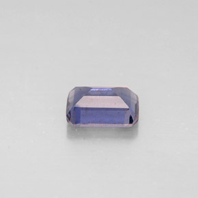 Iolite naturale blu da 0,46 ct, taglio smeraldo, VS