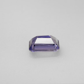 Iolite naturale blu da 0,48 ct, taglio smeraldo, VS