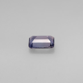 Iolite naturale blu da 0,45 ct, taglio smeraldo, VS