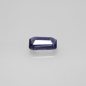 Iolite Viola Blu naturale da 0.49 ct, Taglio smeraldo, VS