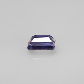 Iolite naturale blu da 0,57 ct, taglio smeraldo, VS