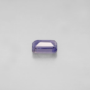Iolite naturale blu da 0,48 ct, taglio smeraldo, VS-SI