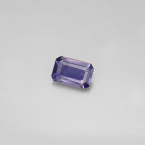 Iolite Viola Blu naturale da 0.40 ct, Taglio smeraldo, VS