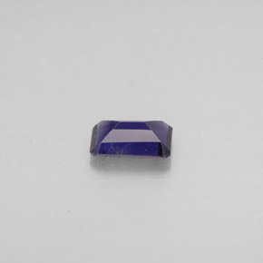 Iolite naturale blu da 0,36 ct, taglio smeraldo, VS