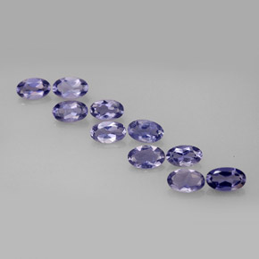 Iolite naturale blu da  ct, taglio ovale, VS