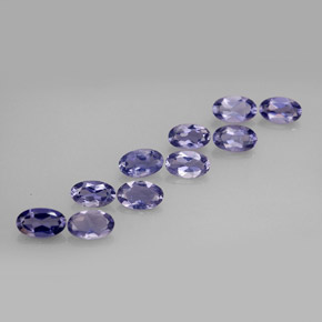 Iolite naturale blu da  ct, taglio ovale, VS