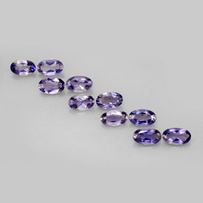 Iolite naturale blu da  ct, taglio ovale, VS