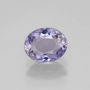 Iolite naturale viola da 0,70 ct, taglio ovale, VVS-VS