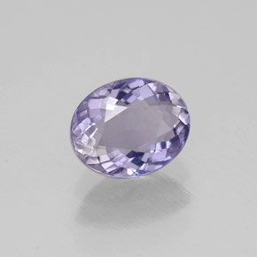 Iolite naturale viola da 0,70 ct, taglio ovale, VVS-VS
