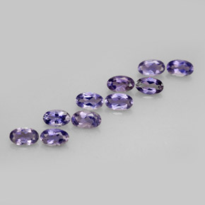 Iolite naturale blu da  ct, taglio ovale, VS