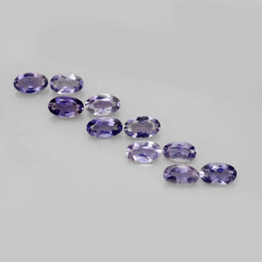 Iolite naturale blu da  ct, taglio ovale, VS