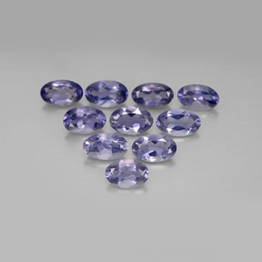 Iolite naturale blu da  ct, taglio ovale, VS